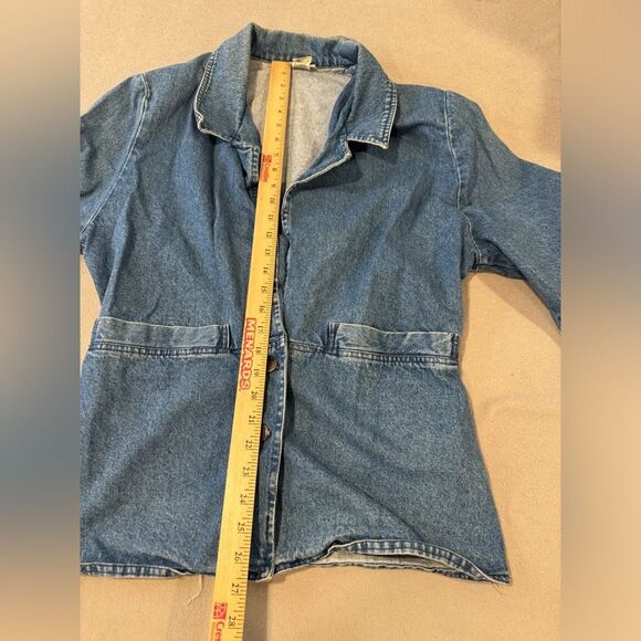 Vintage Women's Pacific Express Denim Jacket Size M - Picture 15 of 16